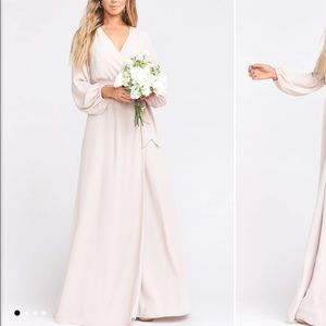 Show Me Your Mumu Lady Long Sleeve Wrap Dress